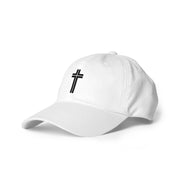 AMHS unstructured dad hat<br>with b/w Cross logo