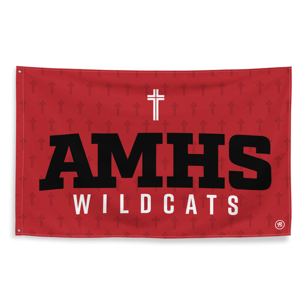 AMHS Wildcats flag (r)