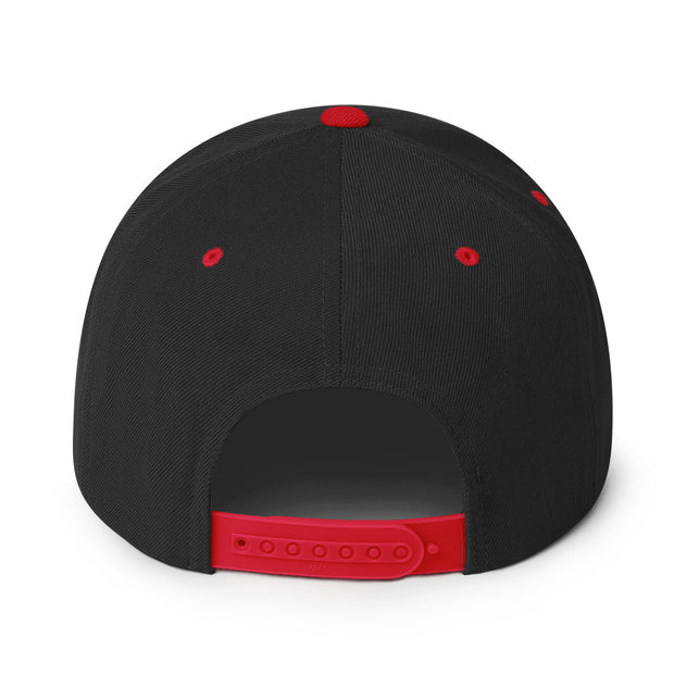 AMHS 'VNTG ATHL' blk/red snapback hat