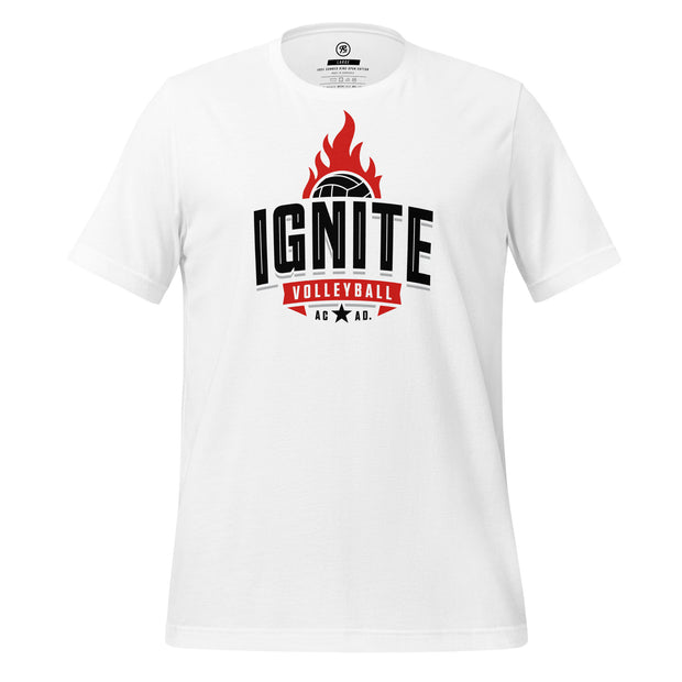 Ignite Volleyball Acad. t-shirt (wht)