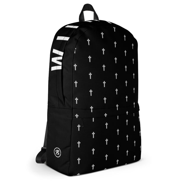 AMHS 'The Cross' medium-sized backpack (w/b)