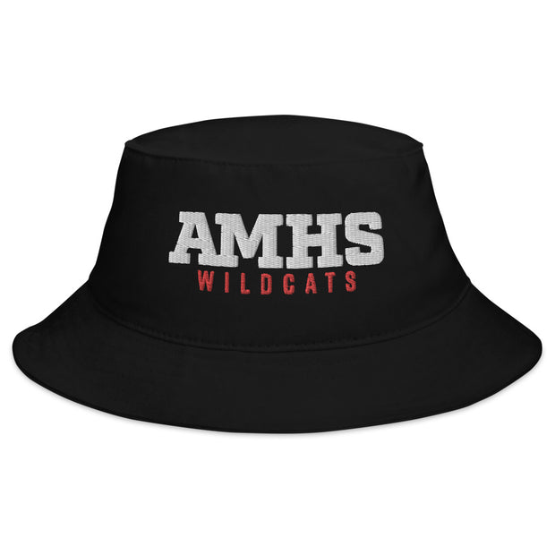 AMHS Wildcats bucket hat embroidery (blk)
