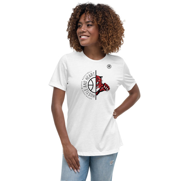 AMHS 'Hustle & Heart' Wildcat women's relaxed t-shirt