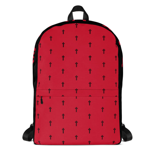 AMHS 'The Cross' medium-sized backpack (b/r/b)