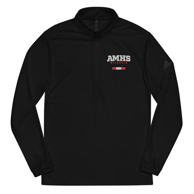 AMHS Wildcats adidas® 1/4-zip pullover (b)