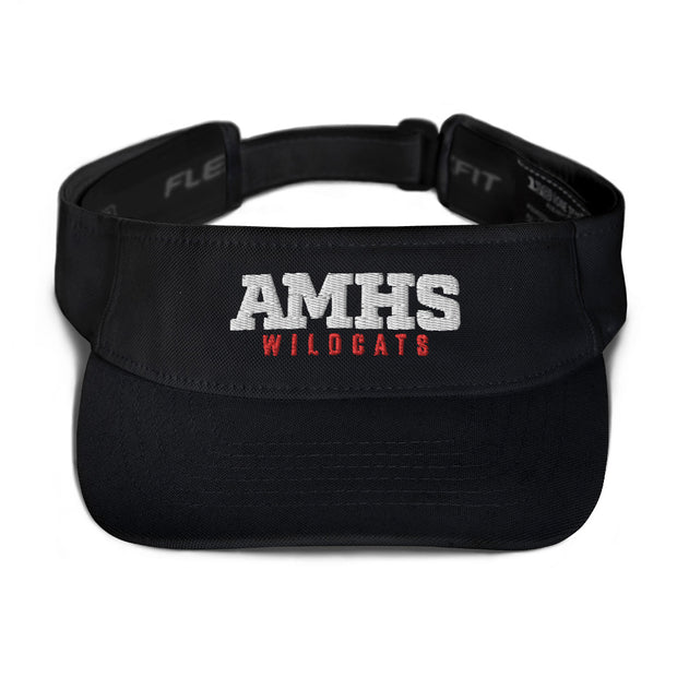 AMHS Wildcats FlexFit® embroidered visor (b)